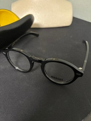 MOSCOT MILZEN 46 23-145 SUNGLASSES BLACK FRAME WITH CASE, CLOTH GENUINE USED
