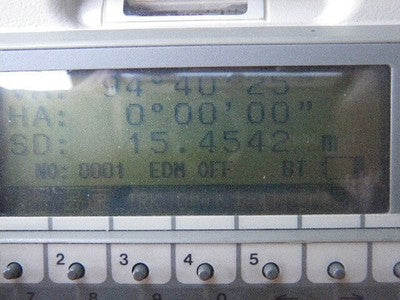 NIKON GF-10 TOTAL STATION - ANGLE & DISTANCE - FOR PARTS OR NOT WORKING