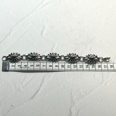 GEORG JENSEN 394 BRACELET AG925 K18 GOLD SILVER COMBI VINTAGE AUTHENTIC RARE