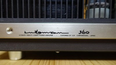LUXMAN MQ-360 VACUUM TUBE STEREO POWER AMPLIFIER - WORKING USED JAPAN 100V AS IS