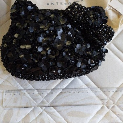 ANTEPRIMA HELLO KITTY WIRE BAG HANDBAG CLUTCH BAG BLACK WITH A CHAIN GIFTS MINT