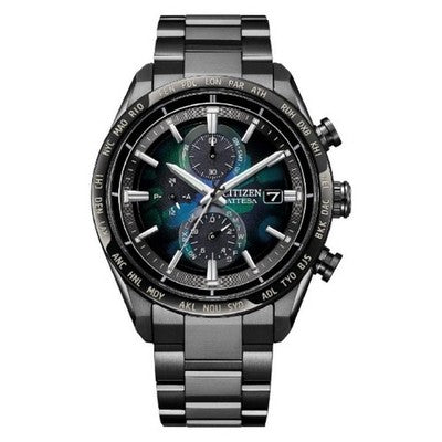 CITIZEN ATESSA AT8286-65E LAYERS OF TIME LIMITED TITANIUM RADIO SOLAR WATCH 42MM