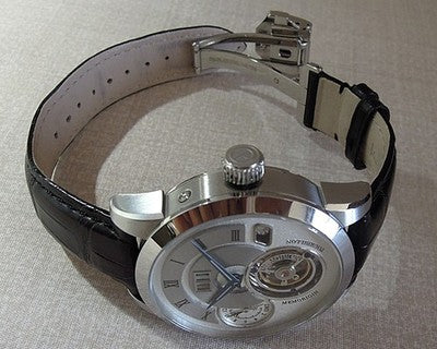 MEMORIGIN AT1003-SSWHBKR GRAND MANUFACTURE TOURBILLON SS BACK SCALE AT