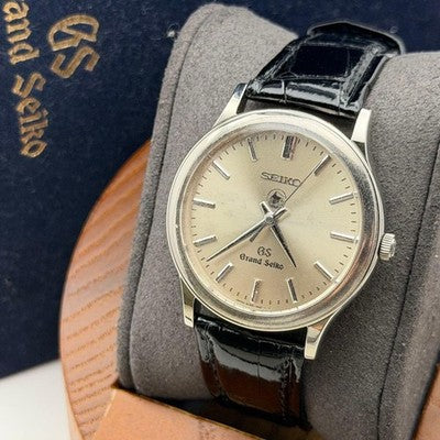GRAND SEIKO 8J55-0A10 QUARTZ SBGF015 MEN'S WATCH W/ BOX & MANUAL (21CM/38MM)