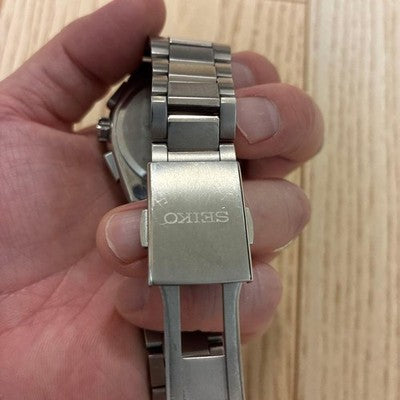 SEIKO ASTRON SBXY065 TITANIUM SOLAR RADIO CONTROLLED BLUE WATCH JAPAN