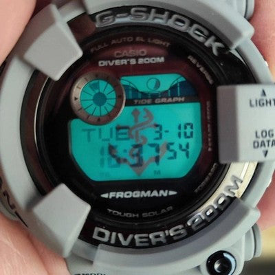 CASIO G-SHOCK FROGMAN GF-8250ER TOUGH SOLAR DIGITAL MEN'S WATCH MILITARY GRAY