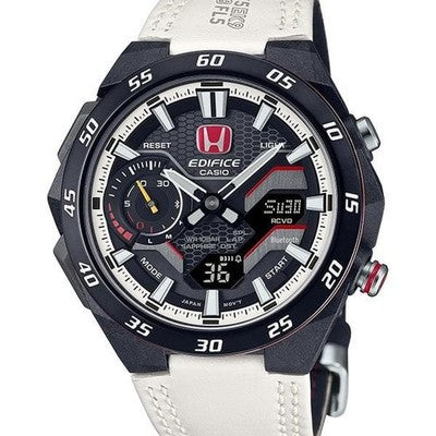 CASIO EDIFICE ECB-2200HTR-1ADR MEN'S SOLAR BLUETOOTH CHRONOGRAPH WATCH  UNUSED