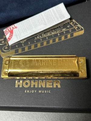 HOHNER MARINE BAND 125TH ANNIVERSARY LIMITED EDITION HARMONICA C 002/125