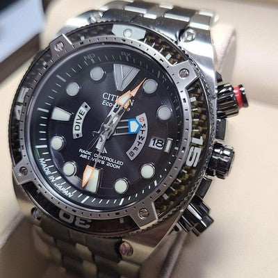 CITIZEN PROMASTER DIVE H112-T013392 ECO-DRIVE SOLAR RADIO MEN'S WATCH