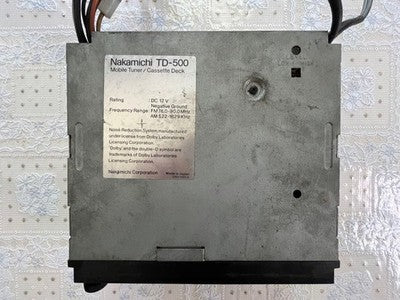 NAKAMICHI TD-500 CASSETTE DECK MODIFIED FOR PARTS OR NOT WORKING