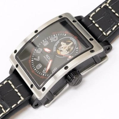 EPOS 3417OHBSABK SPORTIVE RECTANGULAR OPEN HEART MEN'S WRISTWATCH AUTOMATIC