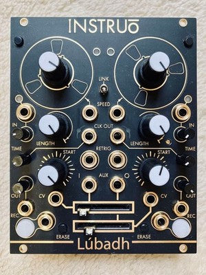 INSTRUO LUBADH V2.0 + EXPANSION EURORACK TAPE LOOPER MODULE NEW