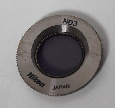 Nikon CFI ND3 Neutral Density Filter For Objective Lens 4X-20X Eclipse Series
