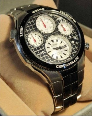 SEIKO KINETIC CHRONO MX7000 9T82 LIMITED EDITION 500 TITANIUM MEN WATCH SATX001