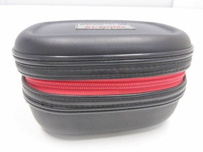 KURODAI KOBO REEL CASE 12 CM IN HEIGHT, 15 CM IN WIDTH, AND 7 CM IN DEPTH.