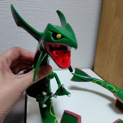 POKEMON AG BIG SOUND FIGURE RAYQUAZA TOMY JAPAN RARE VINTAGE ELECTRONIC FIGURE