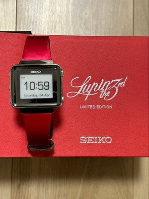 SEIKO SPIRIT SMART LUPIN III COLLABORATION LIMITED EDITION SBPA005 SOLAR WATCH