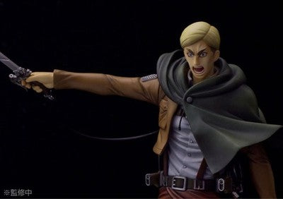 ATTACK ON TITAN ERWIN SMITH 1/8 SCALE FIGURE BRAVE ACT PVC COMPLETE BOXED