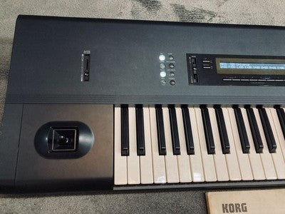 KORG M1 SYNTHESIZER SERVICED W/ NEW LEDS, BATTERY, MANUAL & CASE FROM JAPAN