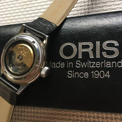 ORIS BIG CROWN 7400B POINTER DATE GOLD BEZEL AUTOMATIC WATCH W/BOX