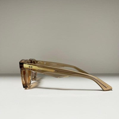 JACQUES MARIE MAGE AVA MEN'S SUNGLASSES LTD TO 350 JAPAN MADE COL. CLEAR BROWN