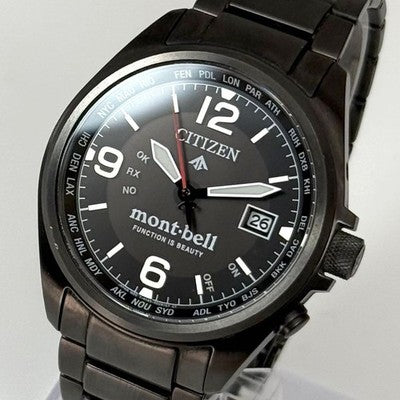 CITIZEN PROMASTER MONT-BELL CB0177-58E ECO-DRIVE RADIO TITANIUM WATCH BOX