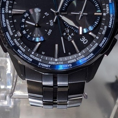 CASIO OCEANUS BLACK MANTA OCW-S3400B-1AJF SOLAR RADIO CONTROLLED WATCH
