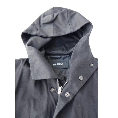 RAF SIMONS 2015SS ARCHIVE BACK PRINT MODS COAT BLACK SIZE 48 ART PARKA JAPAN