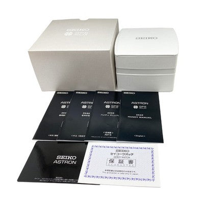 SEIKO ASTRON 3X SERIES STXD009/3X22 GPS RADIO SOLAR DIAMOND INDEX SHELL DIAL