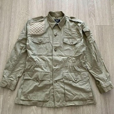 VINTAGE WILLIS & GEIGER HEMINGWAY JACKET 80S 90S MADE IN USA SIZE 40