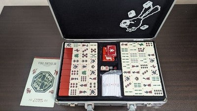 FINAL FANTASY XIV DOMAN MAHJONG TILE SET SQUARE ENIX FF14 COMPLETE NO MAT