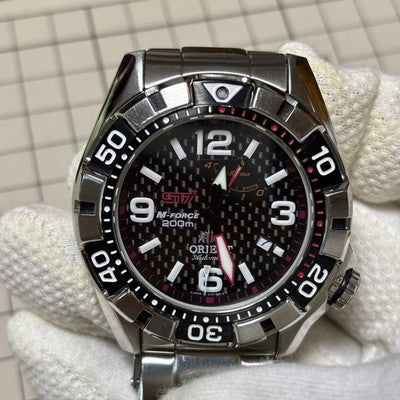 ORIENT X SUBARU STI M-FORCE 200M AUTO DIVER WATCH LIMITED EDITION 1000