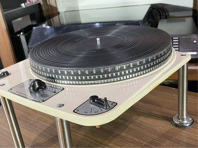 GARRARD 301 TURNTABLE (50HZ) WITH MOUNTING BOLTS AND INSTRUCTION MANUAL