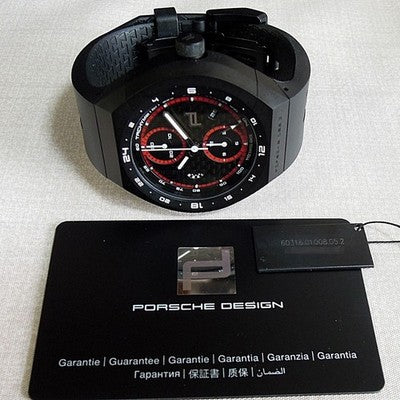 PORSCHE DESIGN 6031.6.01.008 MONOBLOCK ACTUATOR 24H CHRONO TIMER BOX MANUAL