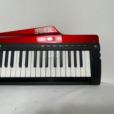 KORG RK-100S RED SHOULDER KEYBOARD SYNTHESIZER WITH ADAPTER