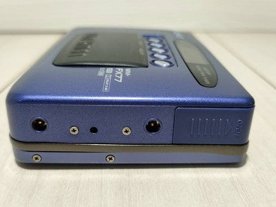 SONY WM-FX77 WALKMAN BLUE OPERATION CONFIRMED EXCELLENT CONDITION FROM JAPAN