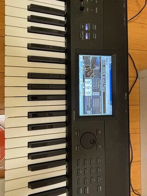 KORG KROME73 WORKSTATION KEYBOARD W/ ADAPTER MANUAL CASE FROM JAPAN