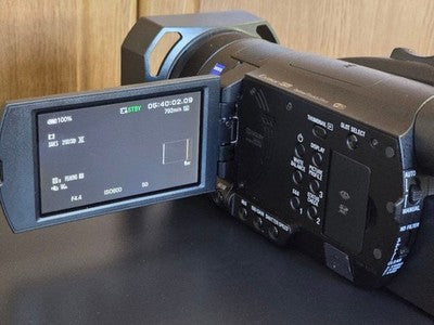 SONY FDR-AX700 4K UHD HANDYCAM VIDEO CAMERA INTL VERSION NO BOX WORKING