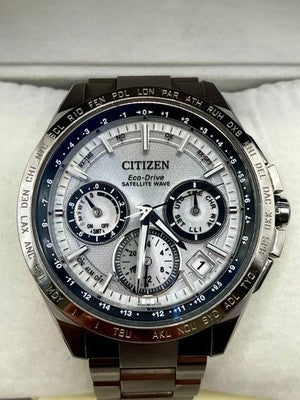 CITIZEN SATELLITE WAVE F900 GPS ECO DRIVE TITANIUM MEN'S WATCH BOX MANUAL