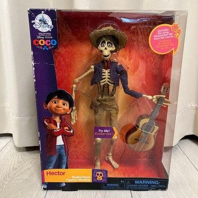 DISNEY COCO SINGING DOLL MIGUEL HECTOR SET FIGURE REMEMBER ME WORKING