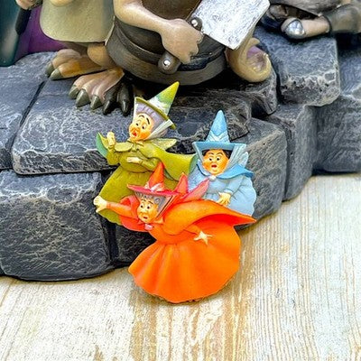DISNEY MALEFICENT TRINKET BOX FIGURE SLEEPING BEAUTY VILLAIN RESIN RARE