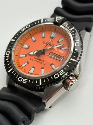 SEIKO PROSPEX STARGATE II SRP497K1 4R36-02Z0 DIVER 200M ORANGE DIAL RARE