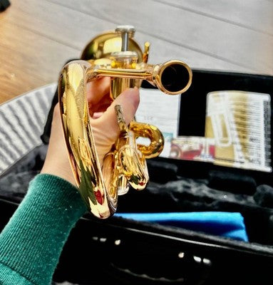 YAMAHA YTR-3335 Bb TRUMPET W/ CASE MOUTHPIECE CARE KIT WARRANTY EXCELLENT
