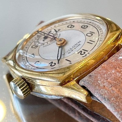 HUBER NAUTICA ANTIQUE WATCH LADIES HAND WINDING 1930S VINTAGE SWISS