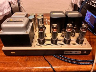LUXMAN LUXKIT A3700II TUBE POWER AMPLIFIER VACUUM AMP EL34 JAPAN 100V