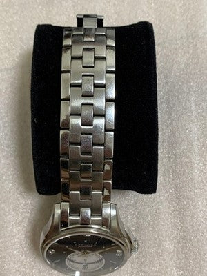 HAMILTON JAZZMASTER DATE AUTOMATIC H325550 STAINLESS STEEL LEATHER WATCH USED
