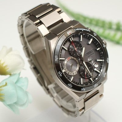 SEIKO ASTRON NEXTER SBXC153 GPS SOLAR TITANIUM CERAMIC CHRONOGRAPH WATCH