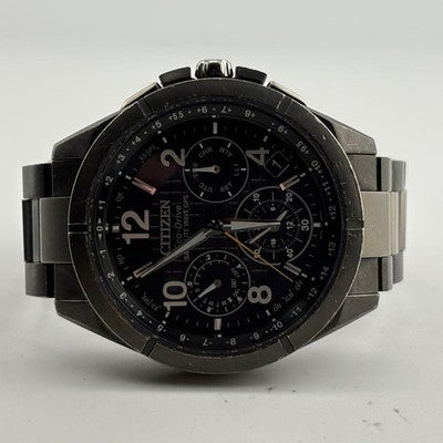 CITIZEN ATTESA F900-T023525 CC9075-52E GPS ECO-DRIVE SATELLITE WATCH W/BOX
