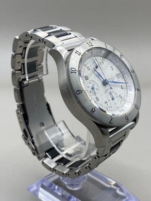 LONGINES HERITAGE WEEMS CHRONOGRAPH L2.741.4 41MM SS WHITE DIAL AUTOMATIC WATCH