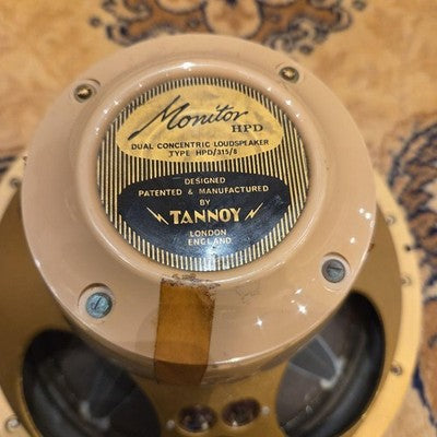 TANNOY MONITOR HPD 315A 12INCH COAXIAL SPEAKER UNIT PAIR WITH NETWORK UK MADE